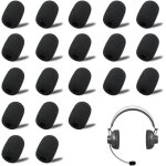 20 pi�ces bonnette micro, mousse micro, mousse micro casque, mini microphone casque pare - brise mousse, ...