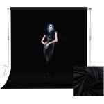 200 x 300 cm fond or velours noir tissu photo fond noir photographie arri�re - plans epais pour studio ...