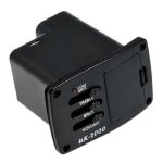 Uk - 2000 cble pizolectrique en spirale pickup eq et prampli (sans batterie)