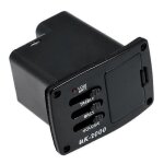 Uk - 2000 spiral piezo cable pickup eq et prampli pour ukull (pas de batterie)