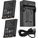 (2000mah 2 - pack) batterie pour np - 45 np - 45a np - 45b np - 45s et kit de chargeur compatible avec ... (2000mah 2 - pack) batterie pour np - 45 np - 45a np - 45b np - 45s et kit de chargeur compatible avec ...