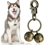 2024 paire extra forte de cloches de chat et de chien cloches en laiton durables pour animaux de compagnie ...