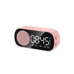 2025 usb plug - in miroir rveil numrique minuterie support tf fm radio 2 alarmes haut - parleur sans ...