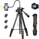 206cm trepied appareil photo, nouveau tr�pied smartphone en col de cygne pour iphone avec t�l�commande ...