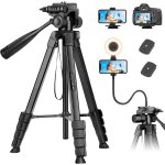 206cm trepied appareil photo, nouveau tr�pied smartphone en col de cygne pour iphone avec t�l�commande ...