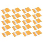 20pcs kraft paper stand bag food snack candy sealing packing bag avec fermeture eclair de fentre