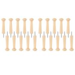 20pcs shaker en bois peg bois screw - on shaker pegs