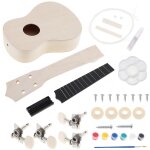 21 pouces ukulele diy kit miniature uke guitar instrument peinture en bois construire avec full acc