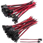 22 awg jst sm jst connector 2 pin adaptateur de connecteur mle et femelle avec cble de electrique de ...