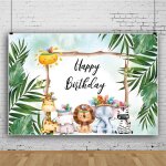 220x150cm joyeux anniversaire toile de fond temps primitifs jungle animaux photographie fond plantes ... 220x150cm joyeux anniversaire toile de fond temps primitifs jungle animaux photographie fond plantes ...