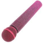 (23, 50 x 5, 00 x 5, 00 cm - rose) modle de microphone en alliage, accessoire de microphone pour performance ...