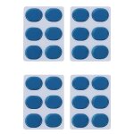 24 pices / ensemble de kit de batterie silencieux autocollants silica gel autocollant amortisseurs de ...