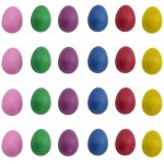 24 pi�ces secoueurs d'oeufs en plastique, oeufs de maracas musicaux a percussion instruments de percussion ...