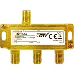 24k distributeur large bande c�ble r�partiteur 3 voies tv souple pour tnt t�l�vision par sat uhf vhf ...