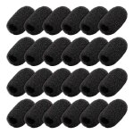 24pack mini mousse pare - brise revers casque microphone eponge mini mousse couverture protection pour ...