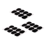 24pcs 0. 3mm embouchure pieces blocs coussins pour alto sax tenor saxophone noir