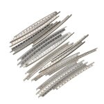 24pcs guitare electrique cuivre fret fil fretwire 2. 2mm pour st lp & sg guitares