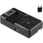 2en1 chargeur usb + ac100 - 240vuniversel chargeur de batterie pour tlphone portable pour batteries ...