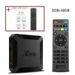 2g 16g g20s - bo�tier smart tv x96q, android 10. 0, allwinner h313, wifi 2. 4 ghz, 4k, mini d�codeur, ...