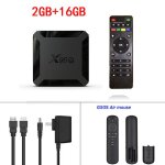 2g 16g en g50s - bo�tier smart tv x96q android 10 allwinner h313, 4k, wifi 2. 4 ghz, d�codeur rapide, ...