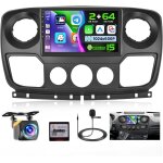 2g + 64g autoradio android 15 pour renault master / opel movano / nv400 2010 - 2021 carplay android auto ...