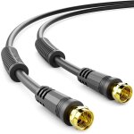 2m c�ble tv sat coaxial antenne satellite hdtv quad bouclier dvb - s dvb - s2 radio dab filtre de courant ...