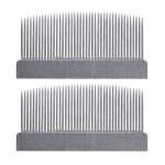 2pcs 4 / 4 3 / 4 violon arc crin de cheval queue de cheval peigne outil de nettoyage brosse pour lutherie ...