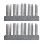 2pcs 4 / 4 3 / 4 violon arc crin de cheval queue de cheval peigne outil de nettoyage brosse pour lutherie ...