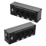 2pcs 4 canaux dmx xlr � ethernet extender m�le � rj45 ethercon c�ble multi extender pour l'�clairage ...