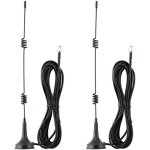 2pcs 433 mhz unity à gain omni, antenne de 6, 6 pouces avec base magnétique et impédance de connecteur ... 2pcs 433 mhz unity à gain omni, antenne de 6, 6 pouces avec base magnétique et impédance de connecteur ...