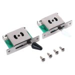 2pcs 5 way pickup s�lecteur interrupteur a bascule pour commutateurs de changement de vitesse de guitare ...