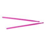 2pcs 5a baguettes lumineuses allumer pilons nylon lueur (rose)