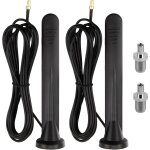2pcs 5g 4g wifi antenna, 15dbi omnidirectional indoor outdoor signal amplifier port ts - 9 / sma for ... 2pcs 5g 4g wifi antenna, 15dbi omnidirectional indoor outdoor signal amplifier port ts - 9 / sma for ...