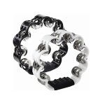 2pcs 8, 5 pouces tambourin en plastique, tambourin de fleur, tambourin percussif, instrument de musique, ...