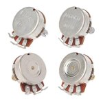 2pcs a500k b500k a250k b250k potentiomètre cannelé petit pot guitare electrique basse effet ampli tonalité ... 2pcs a500k b500k a250k b250k potentiomètre cannelé petit pot guitare electrique basse effet ampli tonalité ...
