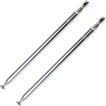 2pcs antenne télescopique 10 sections 200 - 1200mm 10mm diamètre dab fm antenne remplacement pour radio ... 2pcs antenne télescopique 10 sections 200 - 1200mm 10mm diamètre dab fm antenne remplacement pour radio ...