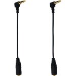 2pcs câbles convertisseurs trs vers trrs, câble adaptateur audio microphone 3 pôles mâle vers 4 pôles ... 2pcs câbles convertisseurs trs vers trrs, câble adaptateur audio microphone 3 pôles mâle vers 4 pôles ...