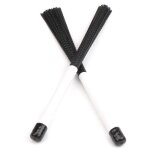 2pcs cajon brosse tambour télescopique brosses nylon bâtons percussion pour jazz bâton tambour musical ... 2pcs cajon brosse tambour télescopique brosses nylon bâtons percussion pour jazz bâton tambour musical ...