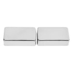 2pcs couvercle de micro de guitare electrique type ferm humbucker scell double bobinage micro en laiton ...