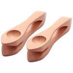 2pcs cuillres musicales en bois instrument de percussion folklorique cuillres musicales en bois naturel ...