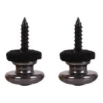 2pcs cuivre sangle de guitare serrure chevilles de verrouillage broches forme de champignon bouton de ...