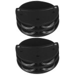 2pcs double range pied tambourins percussion instrument accompagnement pied cloche shaker