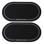 2pcs drum head patch pet r�sistant a l'usure drumhead patch protector pour la performance de la pratique ...