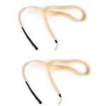 2pcs erhu bow hairs 79cm horsetail hair string parts pour violon viola violoncelle instruments