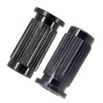 2pcs guitar bridge studs&anchors for jazzmaster style guitar bridge assembly parts black