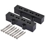 2pcs guitare basse electrique micro couverture quatre cordes basse micro ouvert micro coque basse basse ...