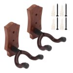2pcs guitare cintre mural elégant noyer noir guitare support mural pour mandoline guitare banjo ukulélé ... 2pcs guitare cintre mural elégant noyer noir guitare support mural pour mandoline guitare banjo ukulélé ...