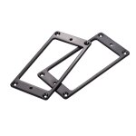 2pcs guitare electrique humbucker anneau de ramassage epaisseur 2mm en m�tal cadre plat anneau de montage ...