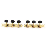 2pcs guitare tuner head string tuning peg metal open set kit pour acoustique electrique