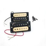 2pcs micros guitare electrique 50 / 52 face humbucker double bobine micros guitare electrique